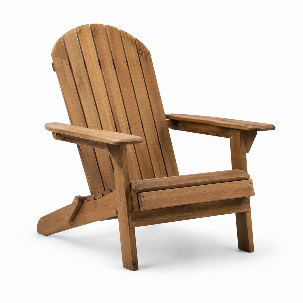 Chaise Adirondack en Bois de Teck Marron